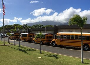 Maui school buses
